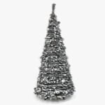 Sapin de Noël Pop-Up Boules Argent 1,80 m FARMLAND – Image 2