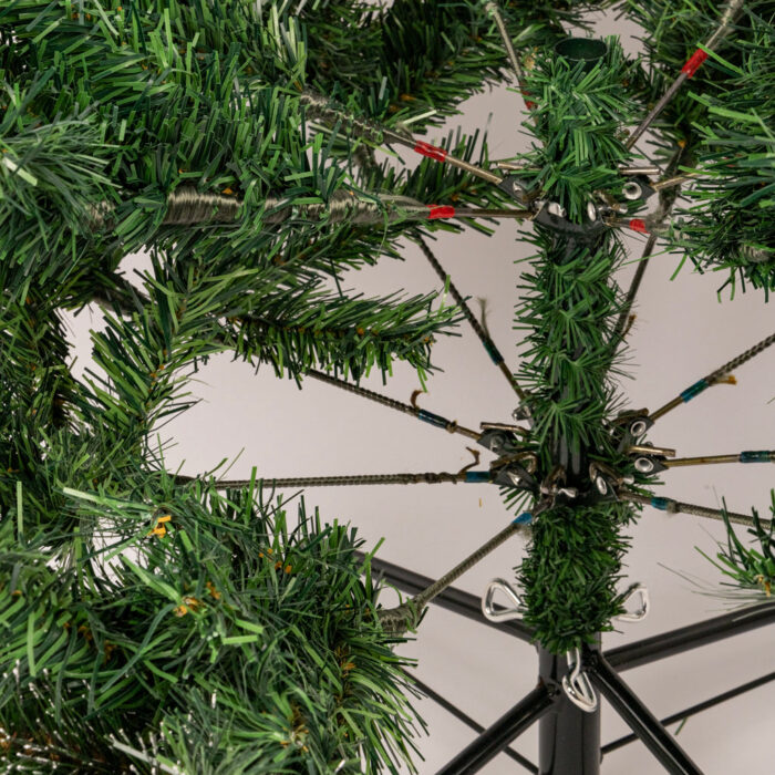 Sapin de Noël vert avec neige 1,80 m - Image 5