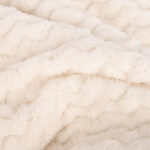 Plaid ZigZag Naturel 240x220 ALASKA – Image 2