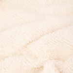 Plaid Chenille Naturel 170x220 ALASKA - Image 2