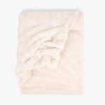 Couverture en Fourrure Blanche ALASKA