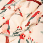 Plaid avec Sherpa Winter Birds COZY – Image 2