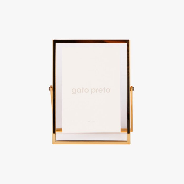 Cadre avec Pied Doré 10x15 SHINY  BRUSHED – Image 1