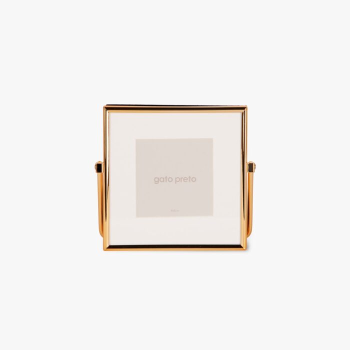 Cadre sur Pied Doré 8x8 SHINY  BRUSHED – Image 1