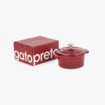 Mini cocotte en fonte Rouge D10cm | 0,25L CHEF – Image 2