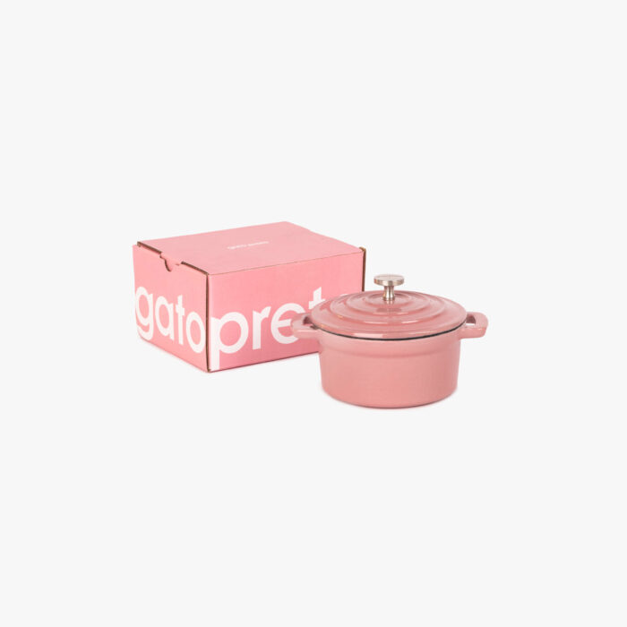 Mini casserole en fonte Rose D10cm | 0,25L CHEF – Image 2