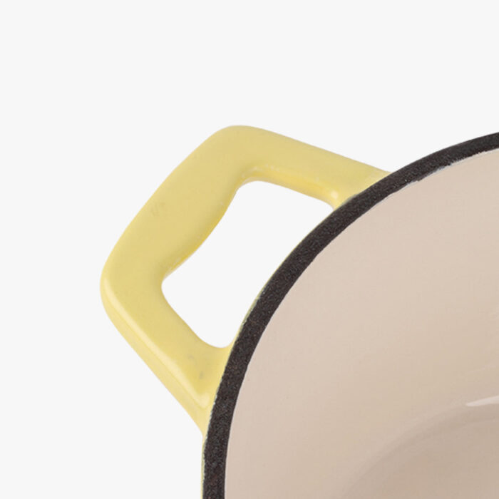 Cocotte en fonte jaune D18cm | 1,8L CHEF – Image 2