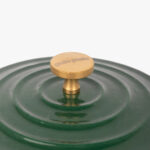 Mini cocotte en fonte verte D10cm | 0,25L CHEF – Image 2