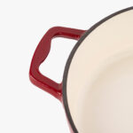 Cocotte en fonte Rouge D28cm | 3,4L CHEF – Image 3