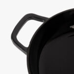 Poêle à paella en fonte Anthracite D30 CHEF – Image 2