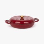 Poêle à paella en fonte Rouge CHEF