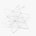 Étoile Métal Blanche 16,5 cm – Image 2
