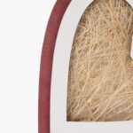 Décoration cœur rouge 11cm – Image 2