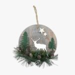 Cerf avec bois 21,7x21,7
