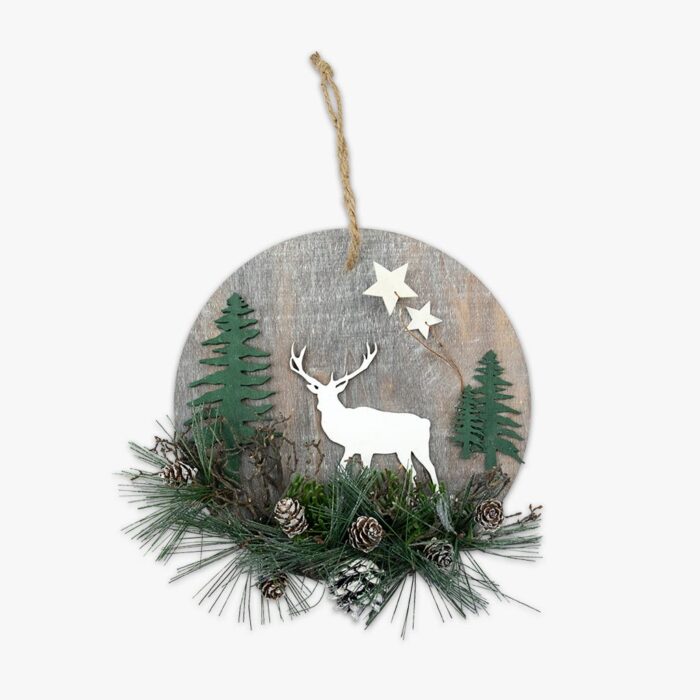 Cerf avec bois 21,7x21,7 – Image 1