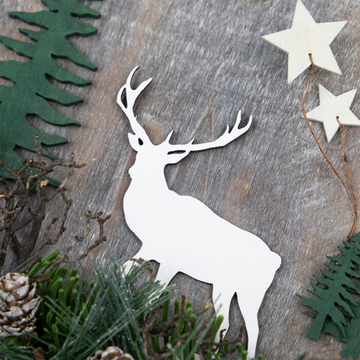 Cerf avec bois 21,7x21,7 – Image 2