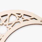 Décoration de Noël Lune en Bois CRAFT – Image 2