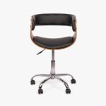Chaise de bureau noire GILBERTO – Image 2