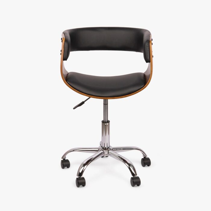 Chaise de bureau noire GILBERTO – Image 2