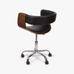 Chaise de bureau noire GILBERTO – Image 3