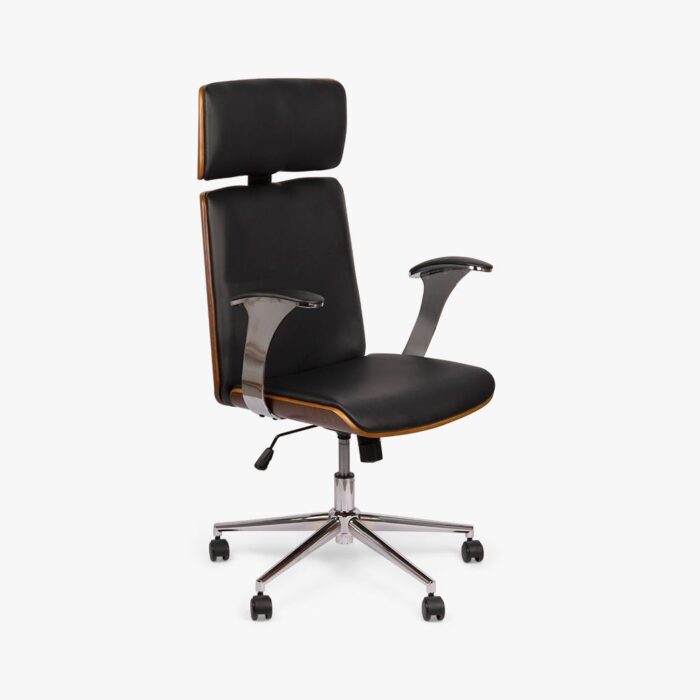 Chaise de Bureau Noire JOBIM - Image 1