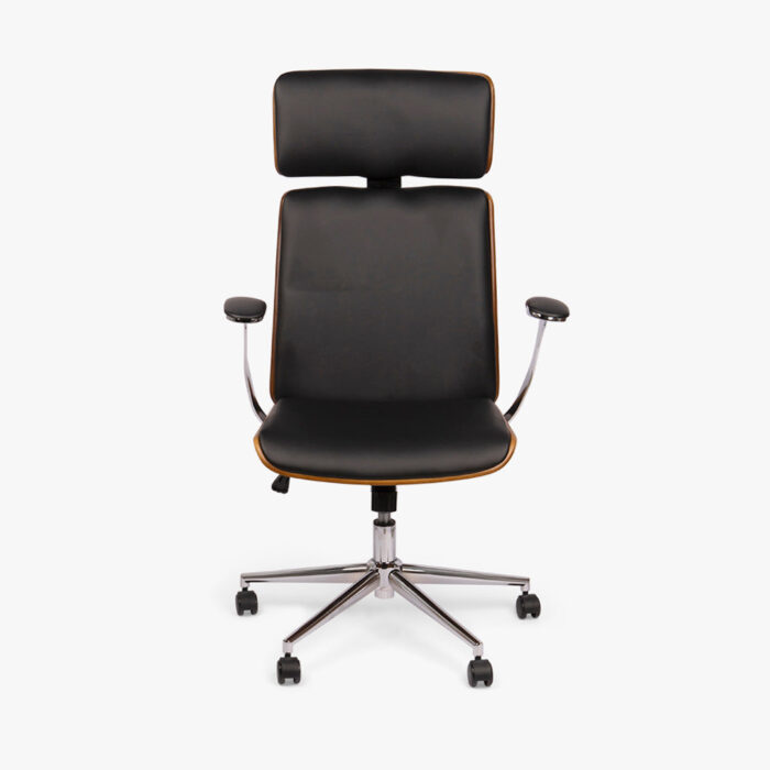 Chaise de Bureau Noire JOBIM - Image 2