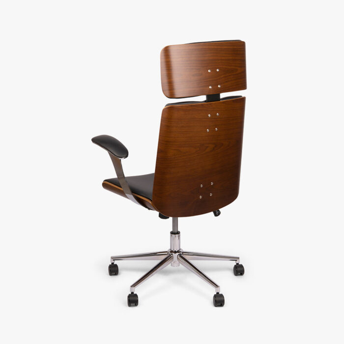 Chaise de Bureau Noire JOBIM - Image 3