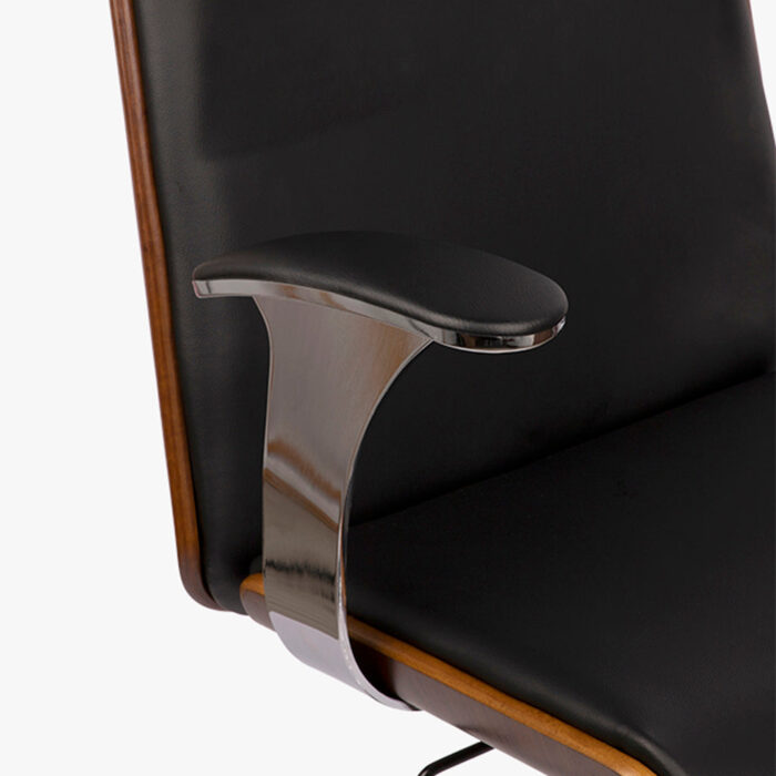 Chaise de Bureau Noire JOBIM - Image 5