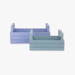 Boîte avec poignées Bleu clair WOODY – Image 4