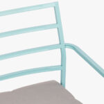 Fauteuil en Métal Bleu BONFIM – Image 4