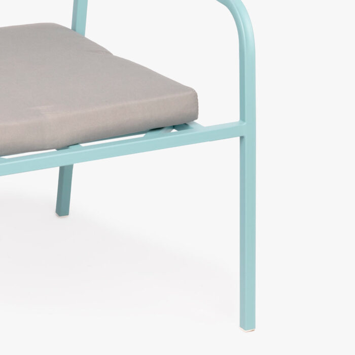 Fauteuil en Métal Bleu BONFIM – Image 5
