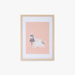 Tableau chien blanc FÊTE DES CHIENS