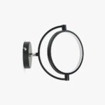 Applique murale LED noire GLOBUS