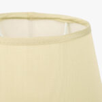 AbatJour Oval em Seda Bege D20,5cm - Image 2