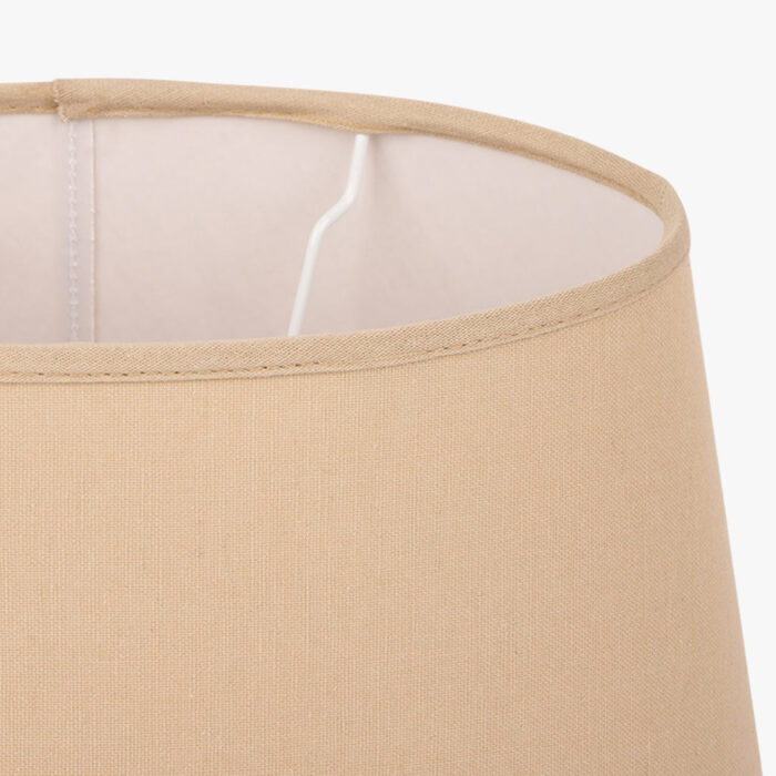 AbatJour Oval em Linho Bege D30cm - Image 2