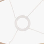 AbatJour Oval em Linho Bege D30cm - Image 3