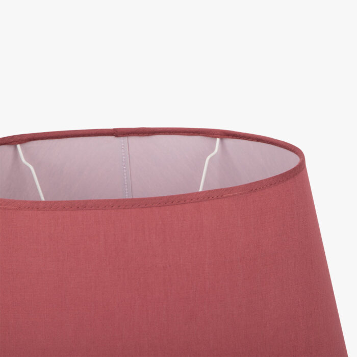 AbatJour Oval em Seda Vermelho Dcm - Image 2