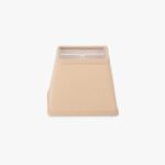 Abat-jour carré en lin beige