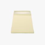 Abat-jour carré en soie beige