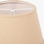 Abatjour Drum em Linho Bege D15cm - Image 2