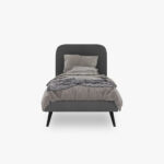 Lit gris 90x200 cm GIFU – Image 3