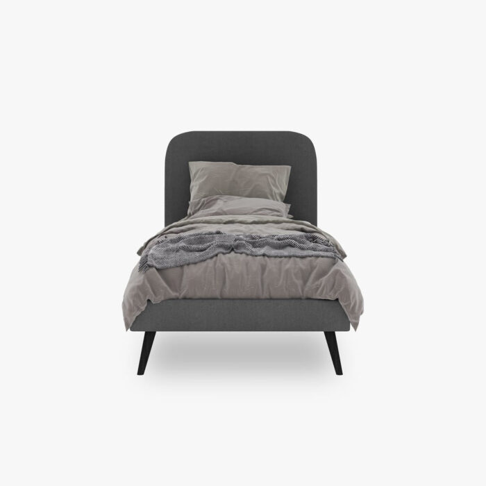 Lit gris 90x200 cm GIFU – Image 3