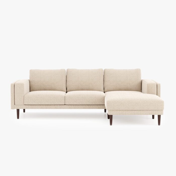Canapé chaise longue droite naturel BLOOM – Image 1