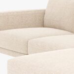 Canapé chaise longue droite naturel BLOOM – Image 3