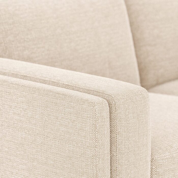 Canapé chaise longue droite naturel BLOOM – Image 4