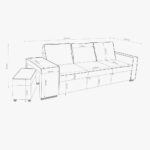 Canapé-lit Beige Hardy - Image 6