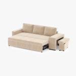 Canapé-lit Beige Hardy - Image 4