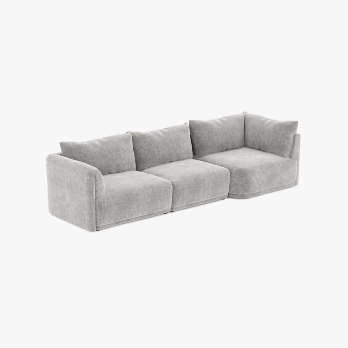 Module de canapé sans accoudoir gris COTILLARD – Image 8