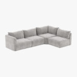 Module de canapé sans accoudoir gris COTILLARD – Image 9