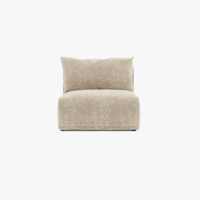 Module de canapé sans accoudoir beige COTILLARD – Image 1